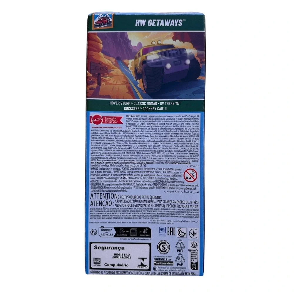 Pack of 5 JBJ77 Mattel Hot Wheels HW Getaways Hover Storm &‎ Other Diecast Cars
